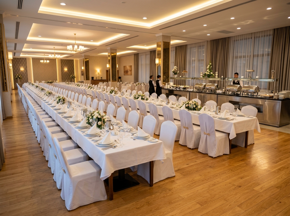 Zimris Banquet Hall Dining and Buffet Area